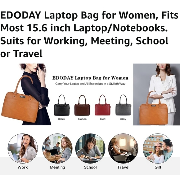 EDODAY Laptop Tote/Bag - Picture 13 of 16